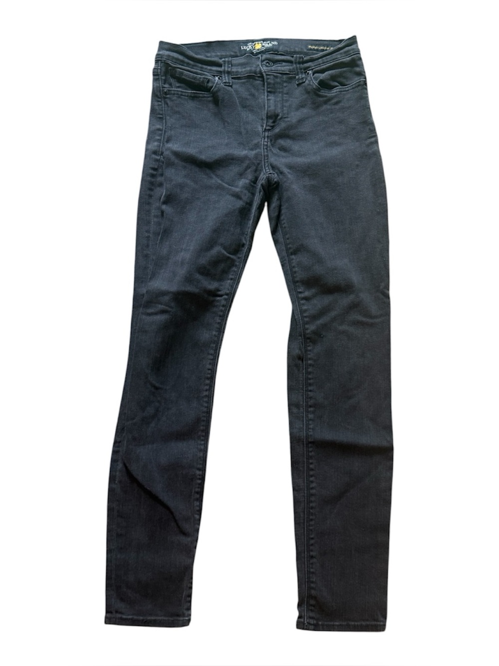 Lucky Brand Brooke Legging Jeans Black Skinny Stretch Denim Size 29